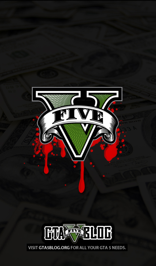 Grand Theft Auto V обои кровь