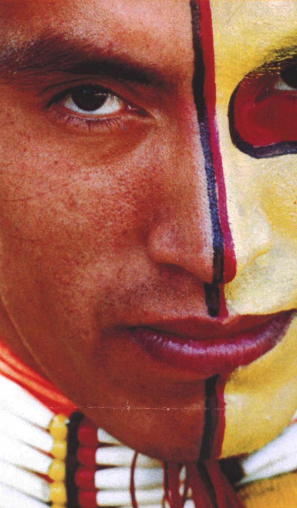 Макияж индейца