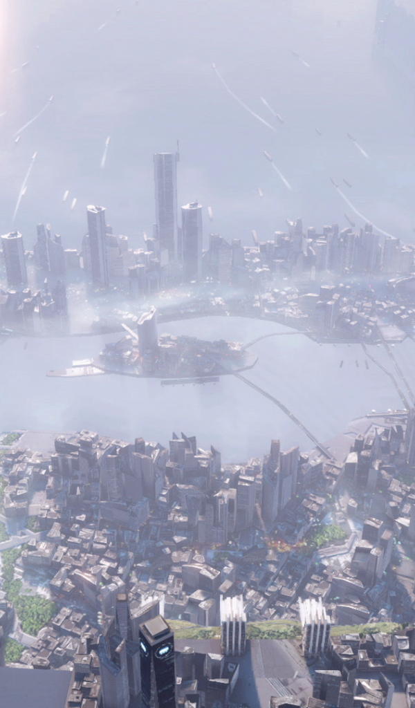 Killzone: Shadow Fall: далеко, город