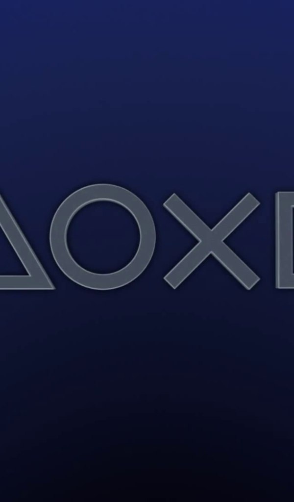 Sony Play Station 4 синий лого