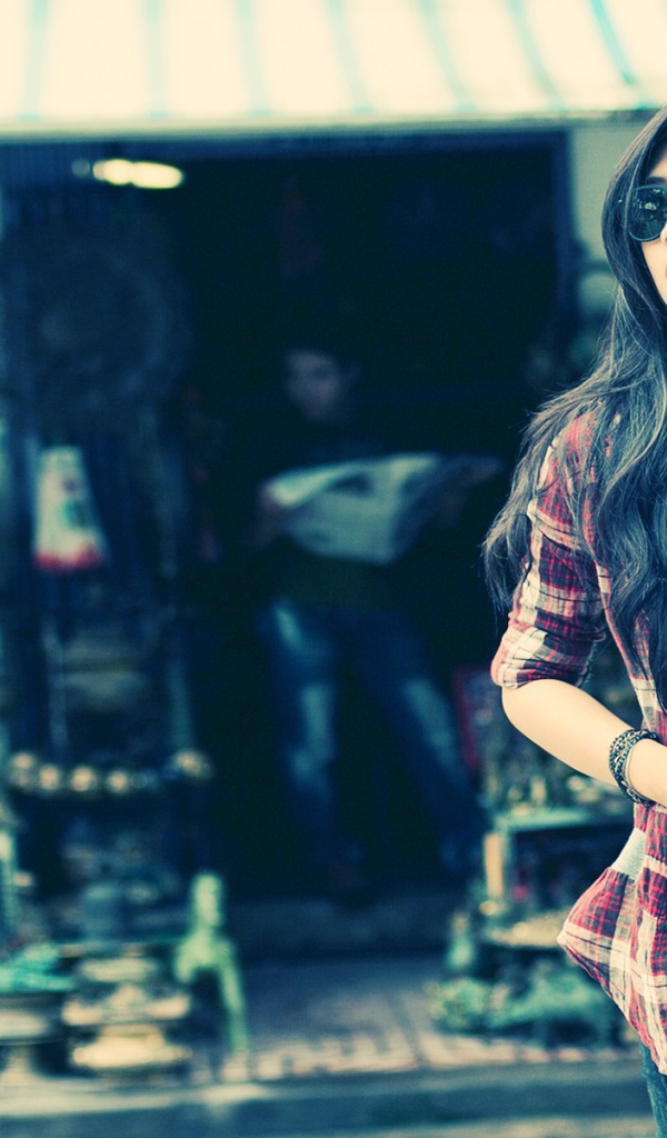 Кореянка, причёска swag