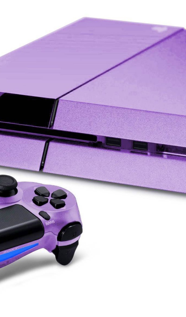 PS4 фиолетовая консоль