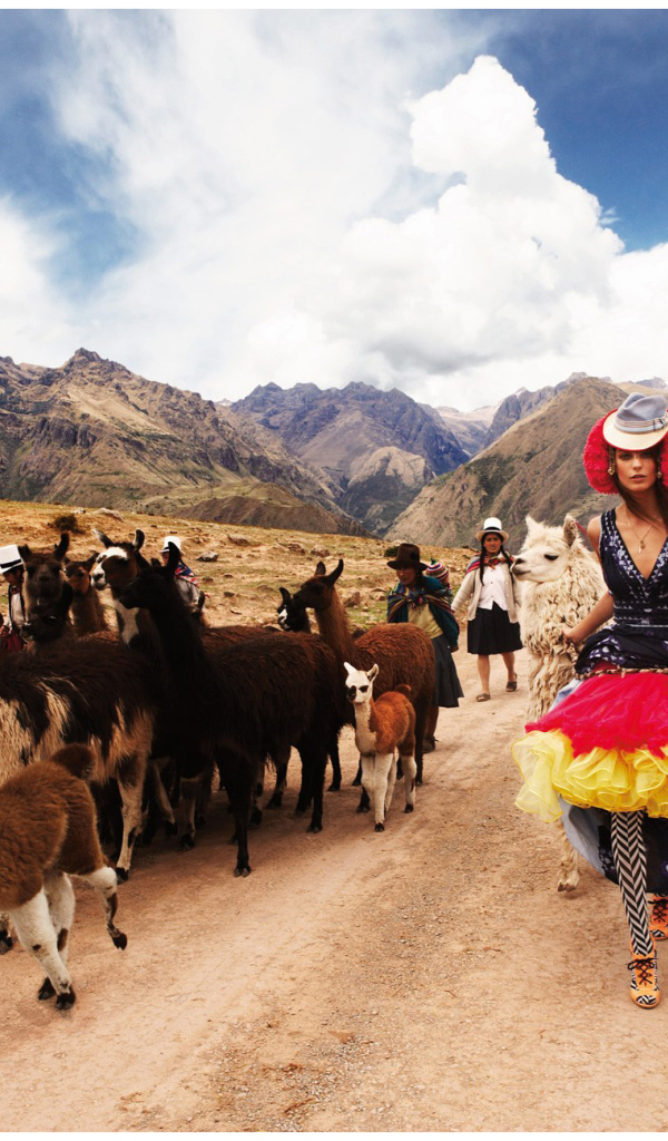 Фотография девушки в Боливии