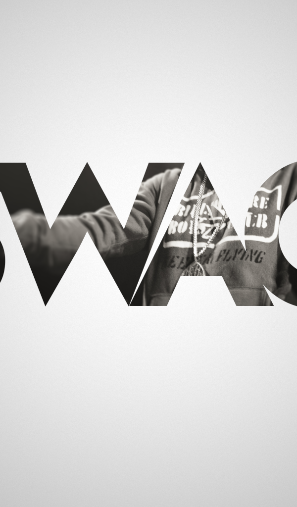 SWAG на сером фоне