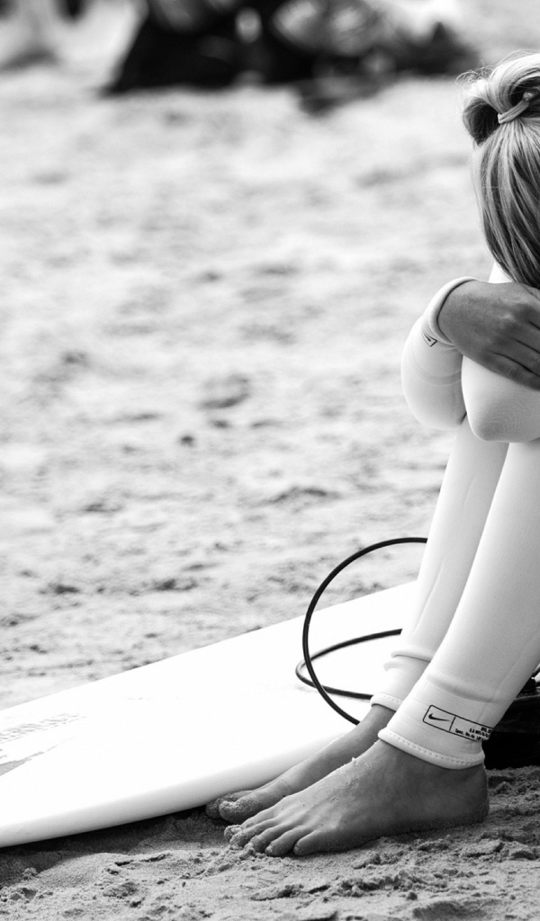 Спортивная девушка устала