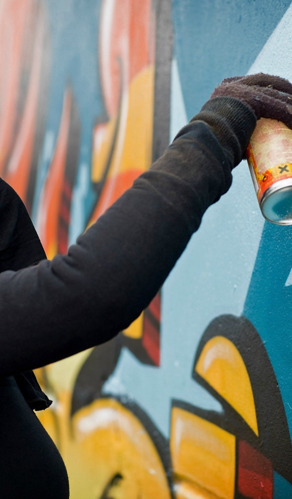 Уличная художница