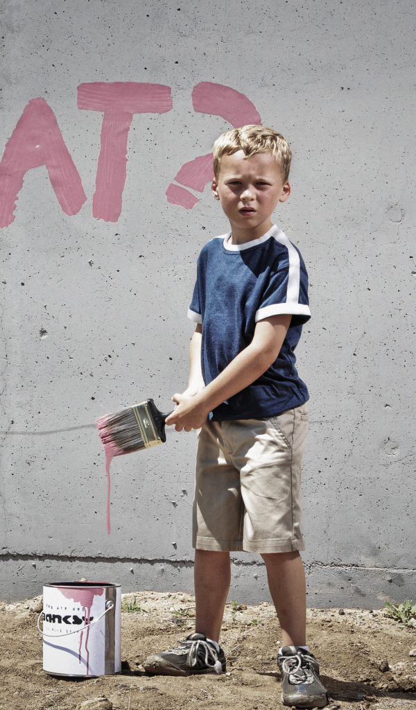 Street artist child