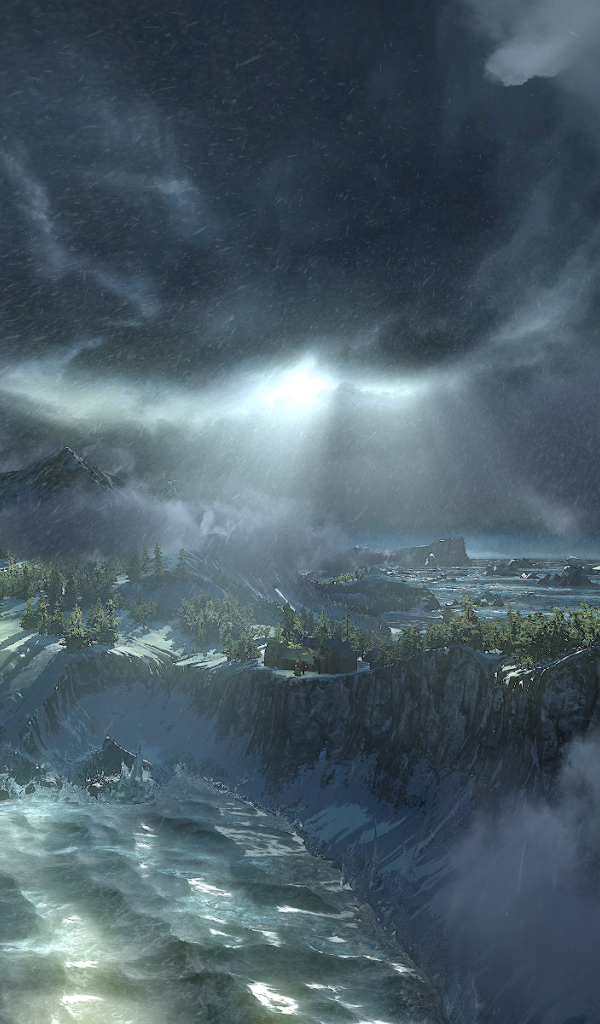 The Witcher 3: Wild Hunt: водопад