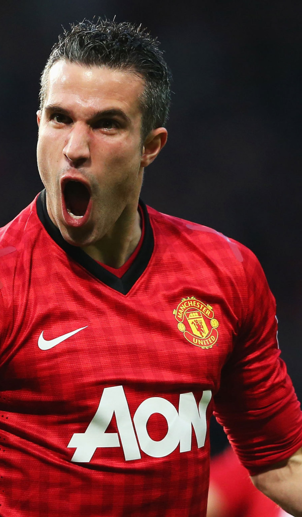 Нападавший номер 20 из Манчестер Юнайтед Робин ван Перси