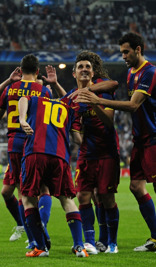 The best player of Barcelona Sergio Busquets and his team