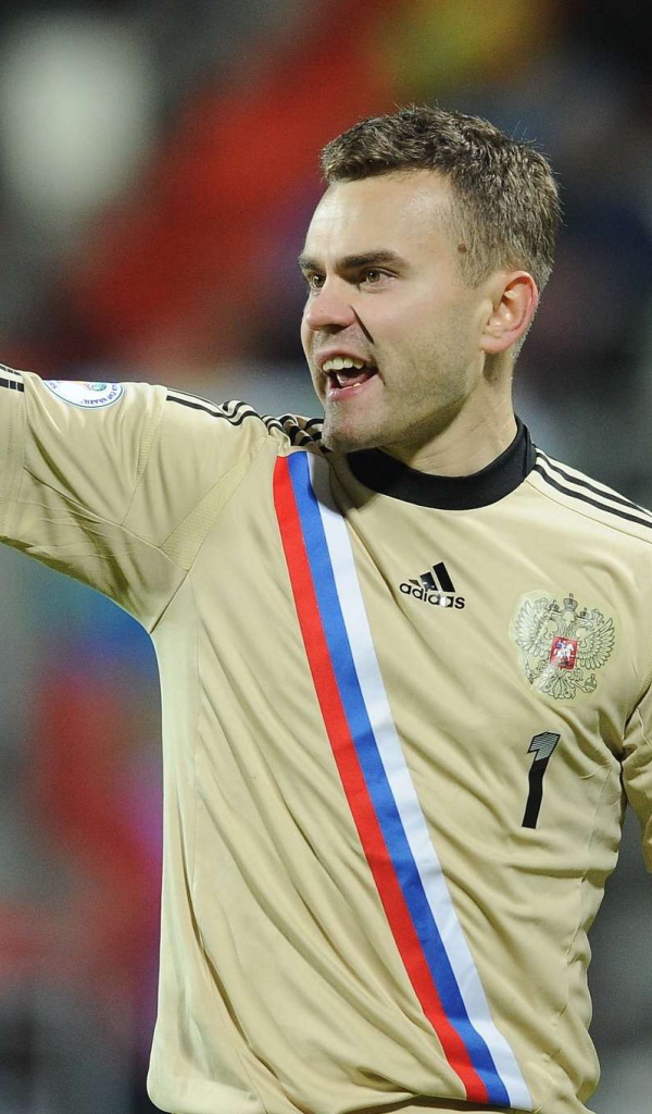 Лучший игрок московского ЦСКА Игорь Акинфеев