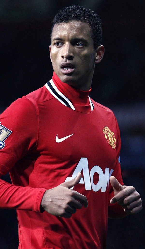 Лучший игрок Манчестер Юнайтед Луиш Нани на поле