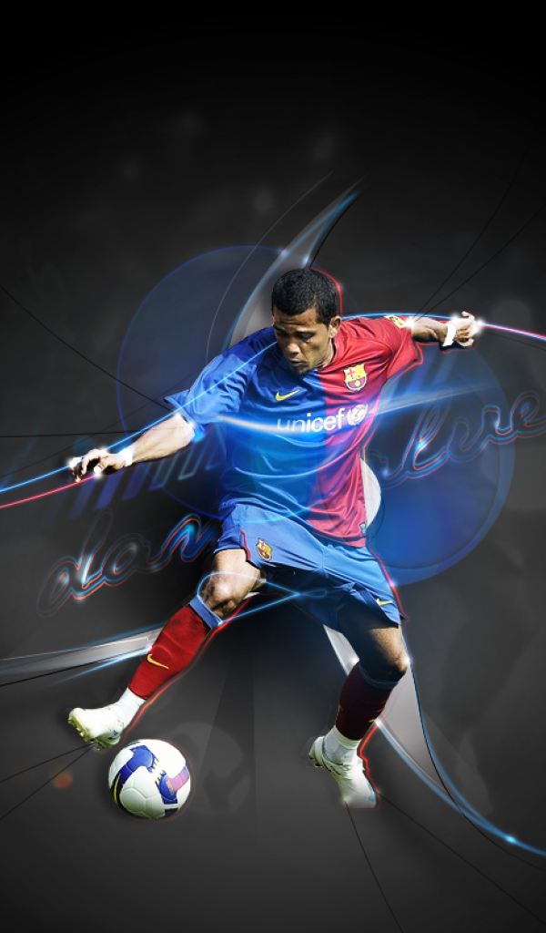 Защитник номер 2 Барселоны Даниэл Алвес