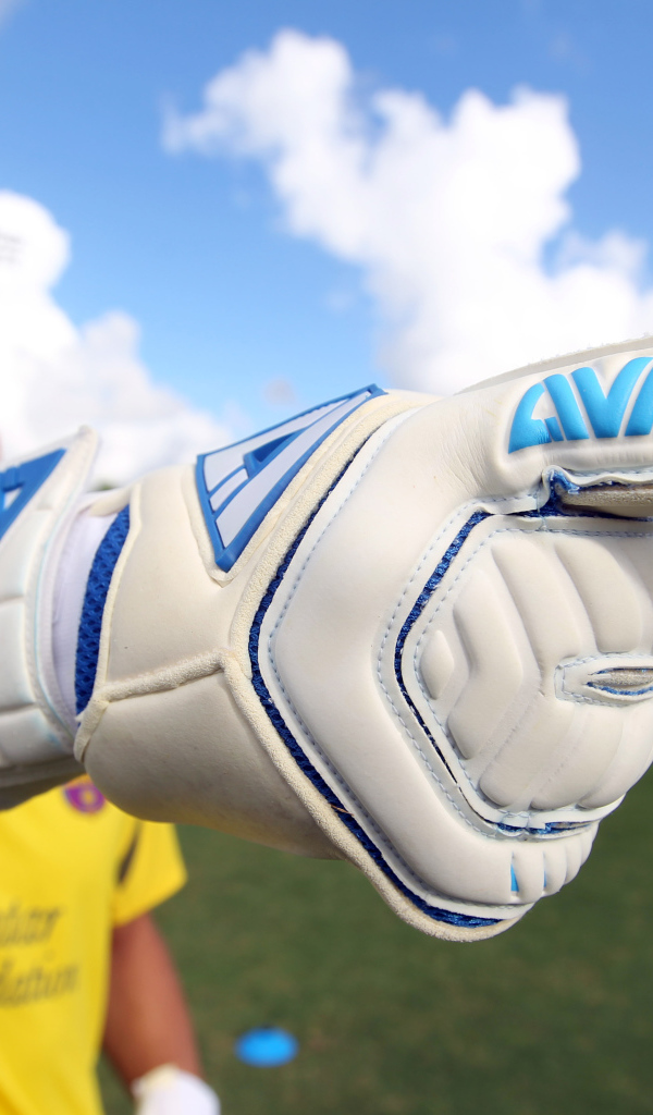 Футболист Барселоны Хосе Пинто на поле