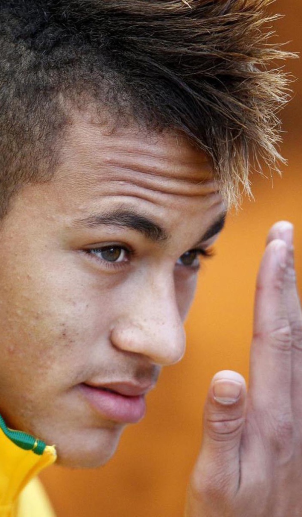 Футболист Барселоны Neymar крупным планом