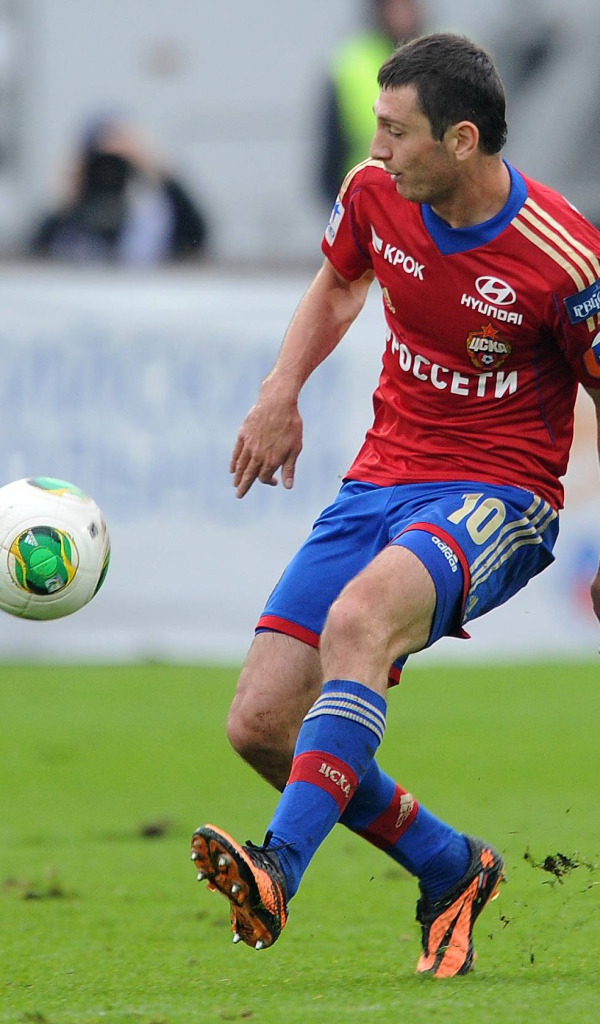 Футболист ЦСКА Алан Дзагоев