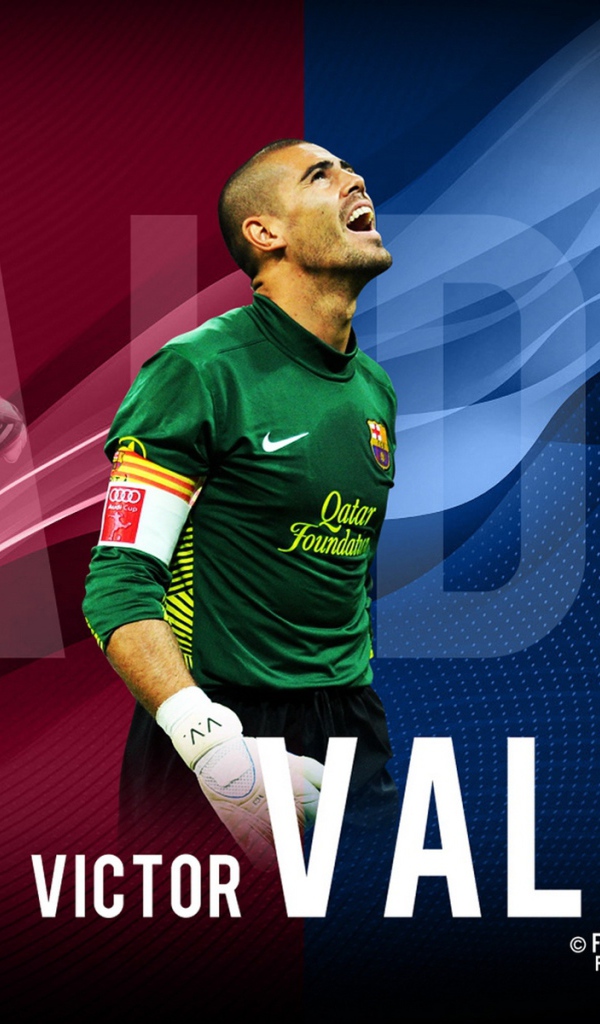 Голкипер Барселоны Виктор Вальдес