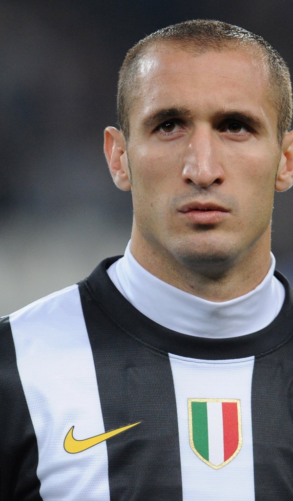 Полузащитник Ювентуса Джорджо Кьеллини крупным планом