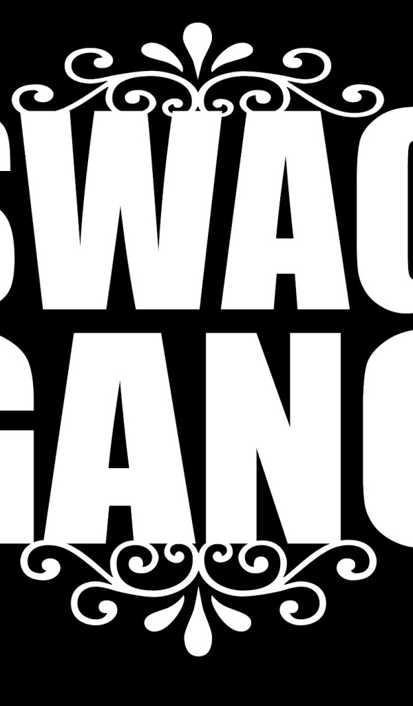 Надпись swag gang