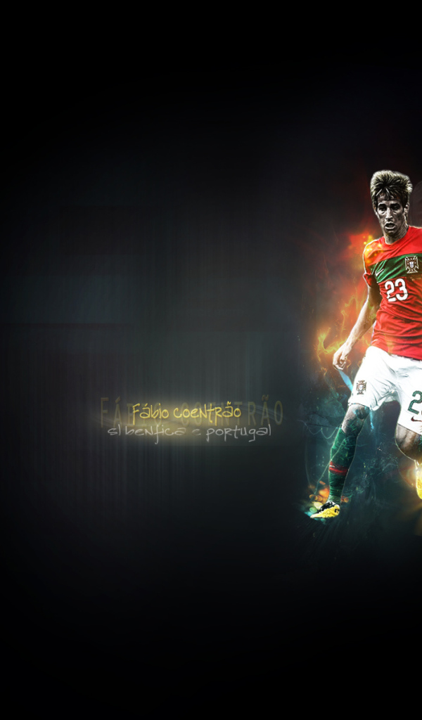 Незаменимый защитник Реал Мадрид Фабио Коэнтрау на черном фоне