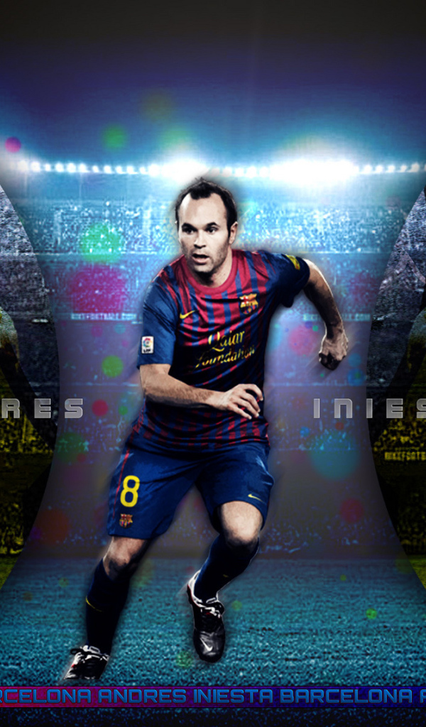 Полузащитник Барселоны Андрес Иньеста