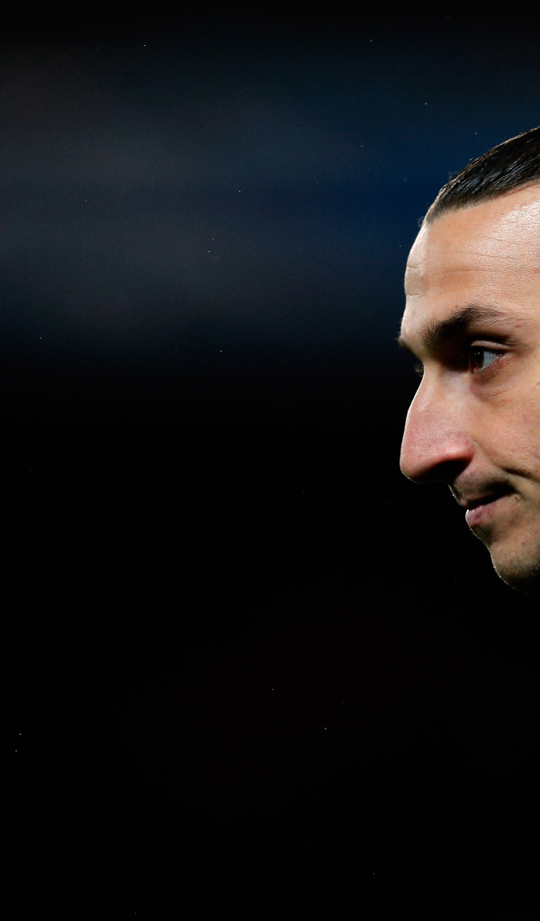The player of PSG Zlatan Ibrahimovic closeup