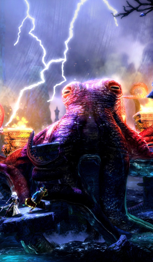 Trine 2 Complete Story: гигантский осьминог