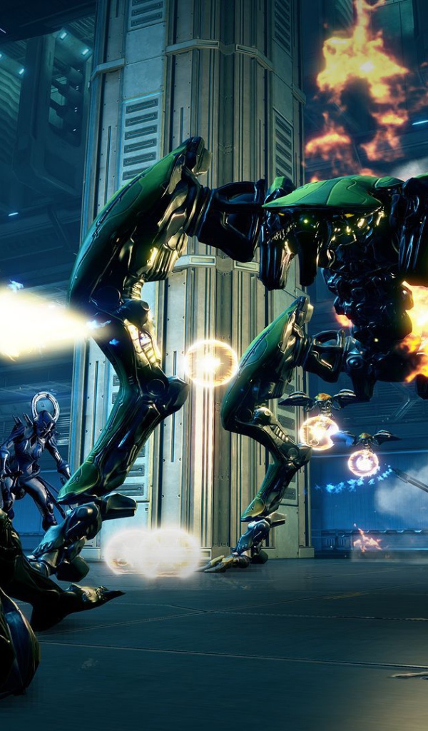 Warframe: сражаясь с огромным роботом