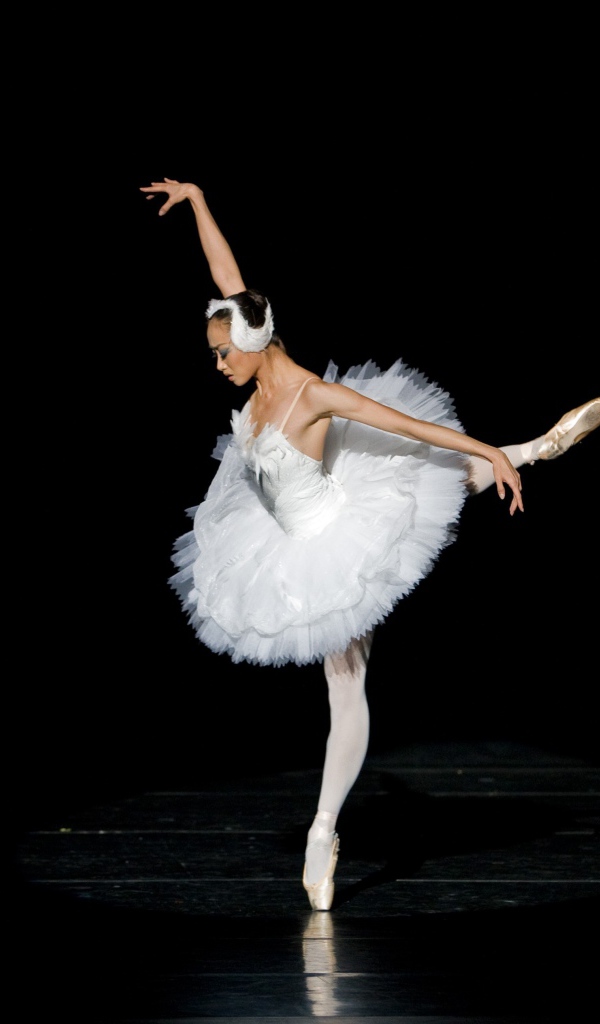 Балерина белый лебедь