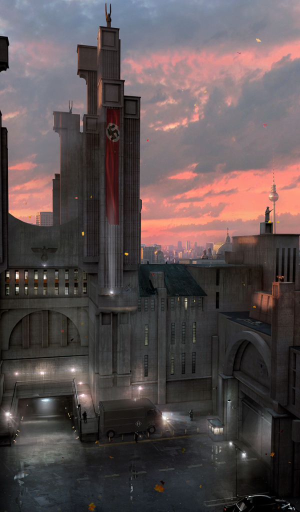 Wolfenstein New Order: главное здание