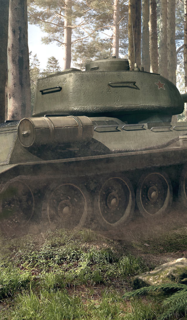 World of Tanks: soviet tank T-34-85