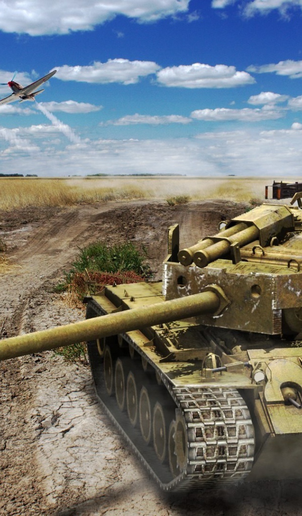 World of Tanks: танк в пустыне