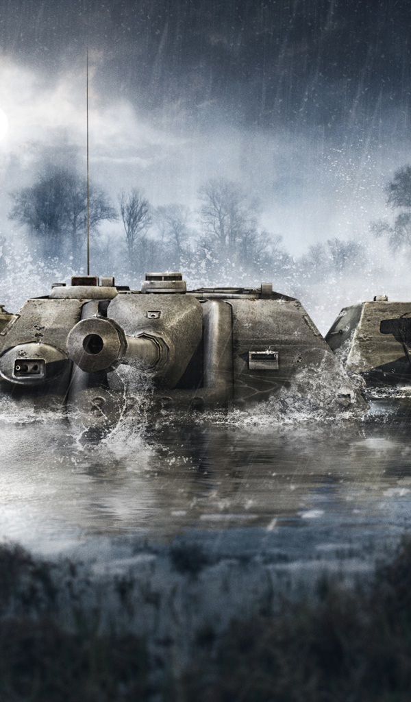 World of Tanks: танки в воде