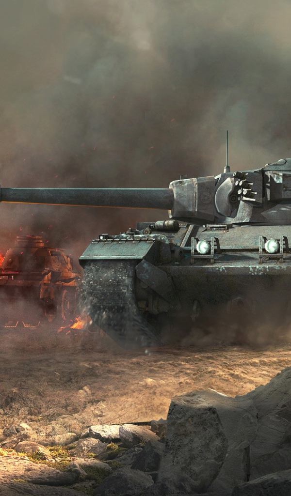 World of Tanks: мощный танк