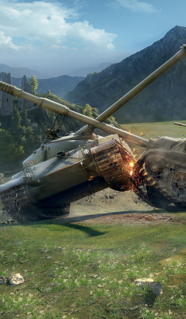 World of Tanks: два танка попали в аварию