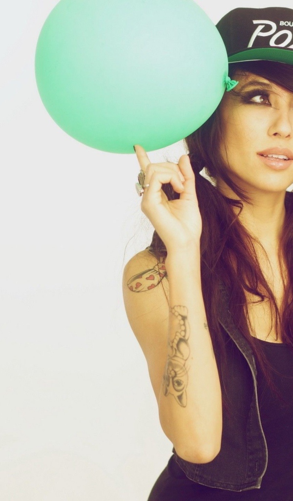 Девушка и воздушный шар, swag