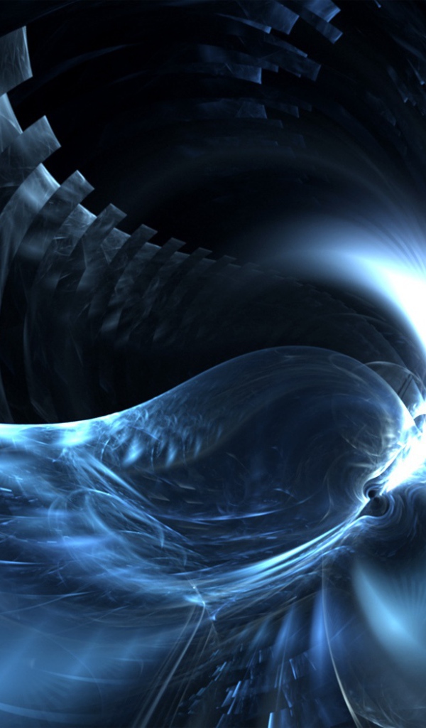 Абстрактный голубой