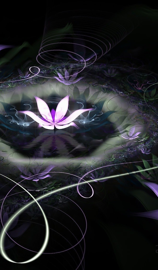 Абстрактные лилии