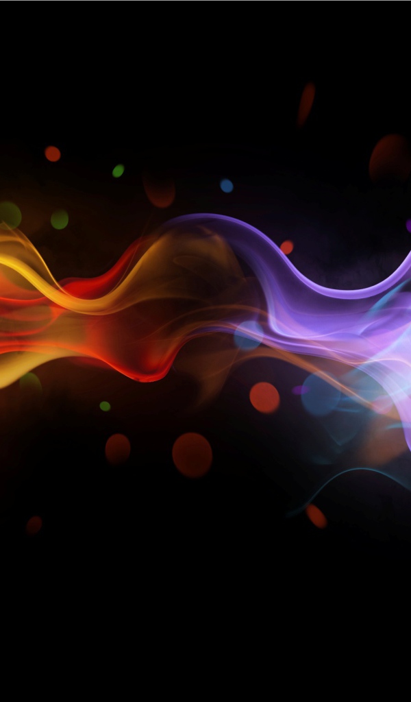 Разноцветный абстрактный дым