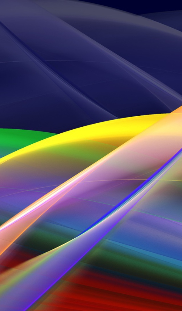 Радужные волны света