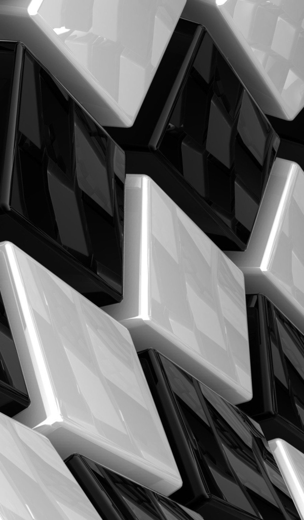 Черные и белые плитки