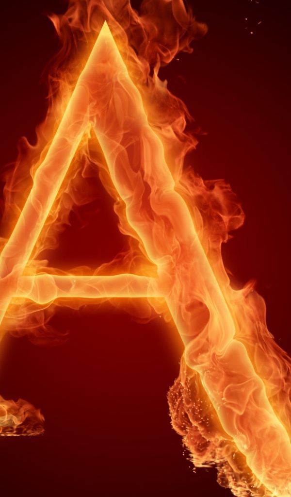 Огненная буква А