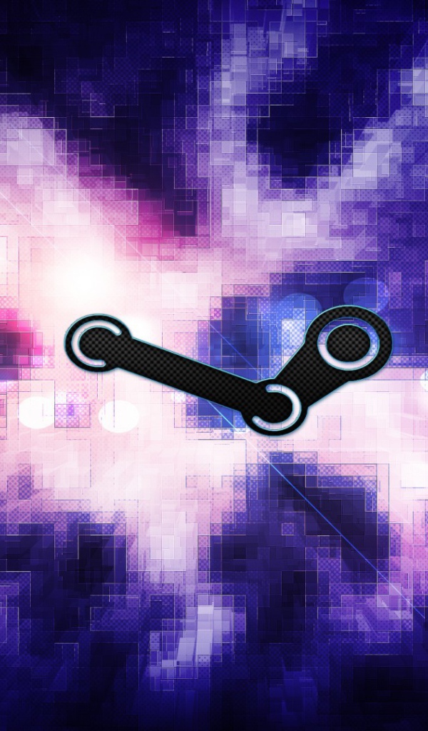 Символ на фоне квадратов