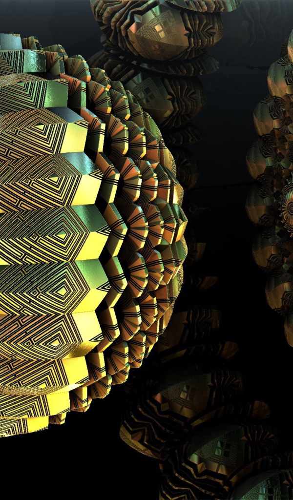 Абстрактный объемный шар