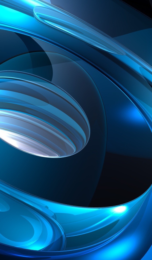 Голубая абстракция