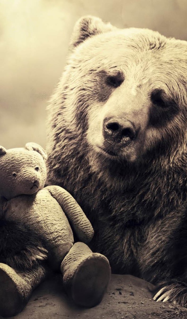 Медведь с мишкой