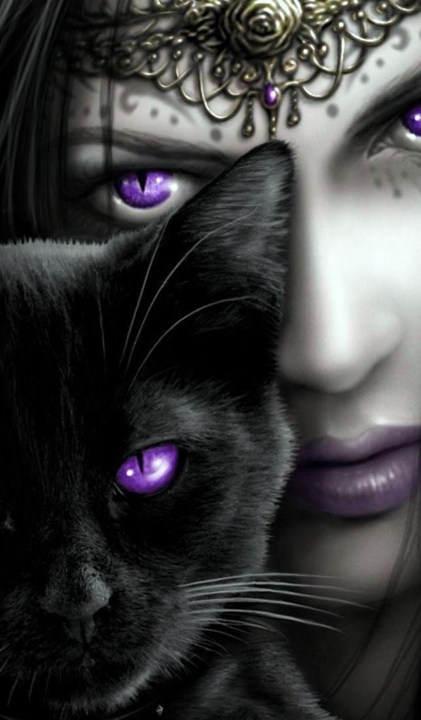 Фиолетовые глаза