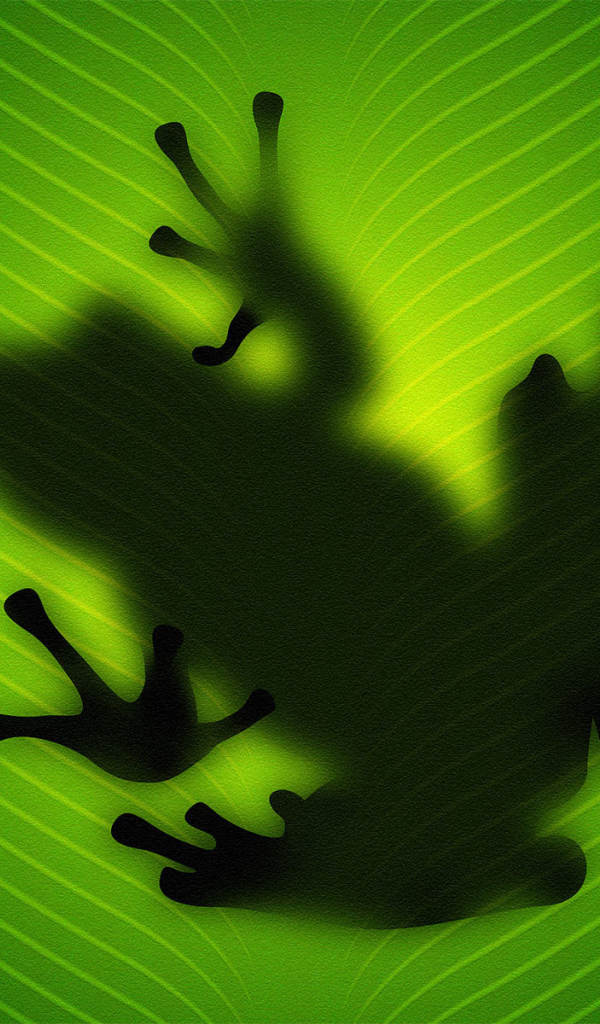 Силуэт лягушки