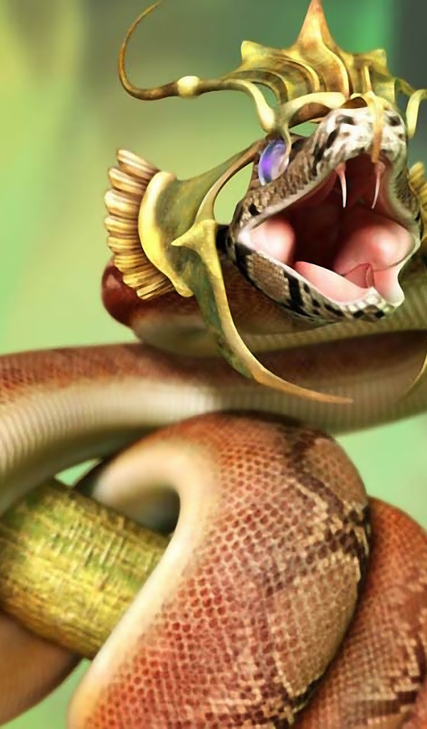 Змея в золотой короне
