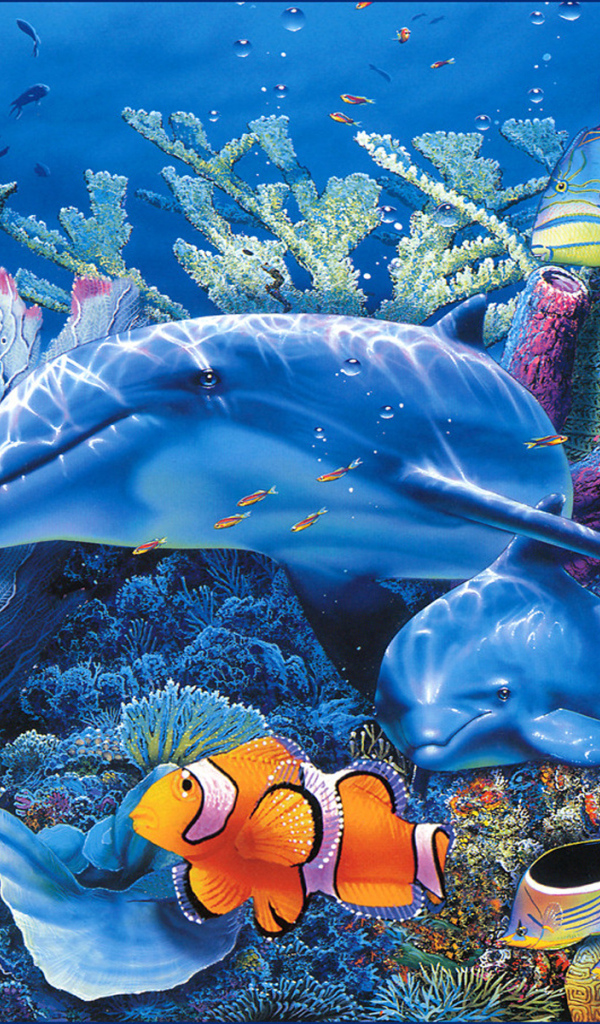 Дельфины в аквариуме